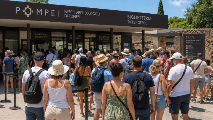 Pompeii Archaeological Park Entrance, Ticket Office Pompeii Archaeological Park Entrance, Ticket Office
